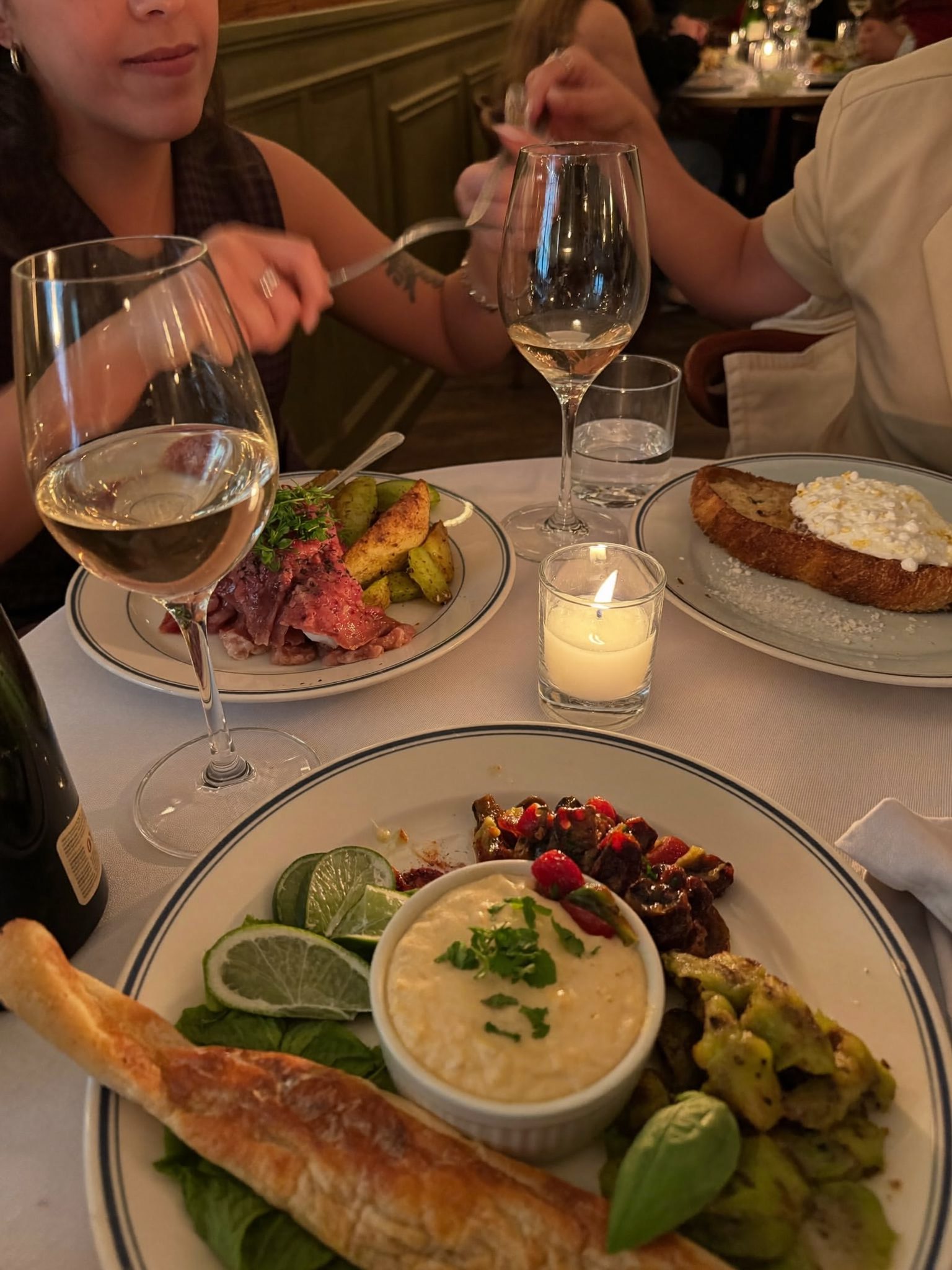 Restaurant plated dish